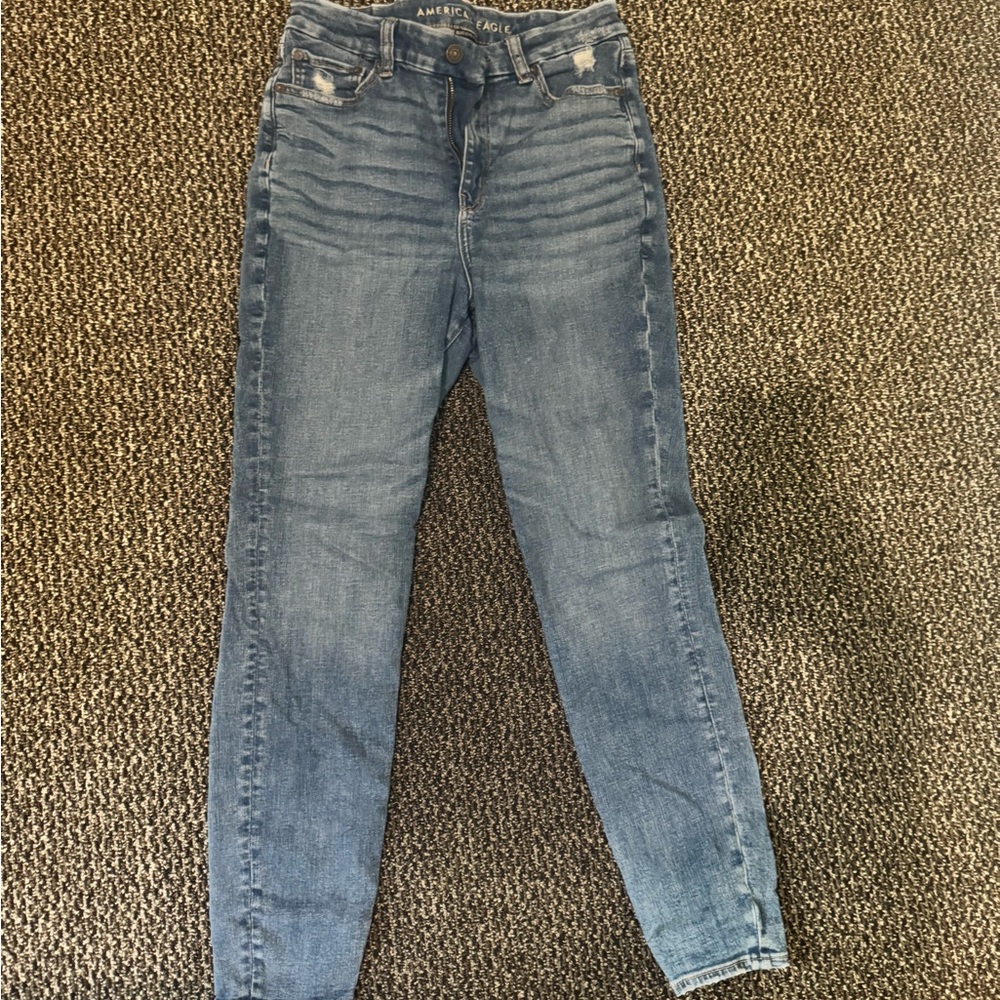 American Eagle Outfitters High Rise Blue Jeans